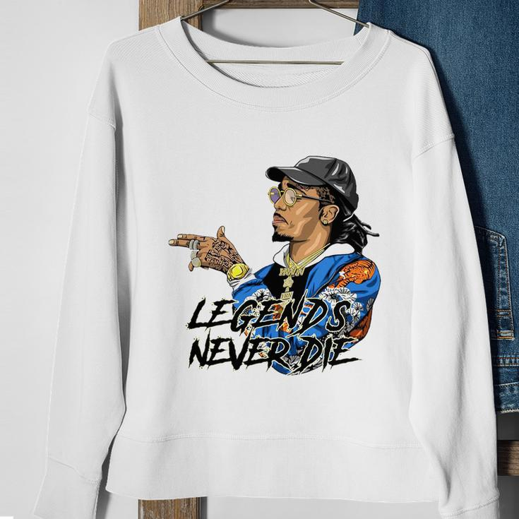 Legend Never Dies Rip Takeoff Rapper Rest In Peace V2 Sweatshirt Gifts for Old Women