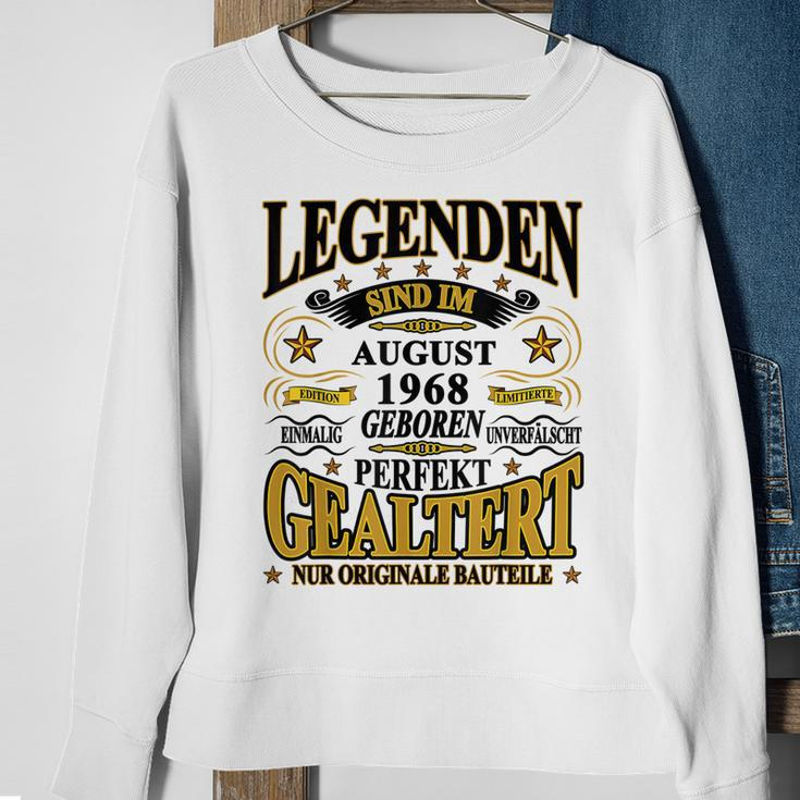 Legenden Sind Im August 1968 Geboren 55 Geburtstag Lustig V2 Sweatshirt Geschenke für alte Frauen