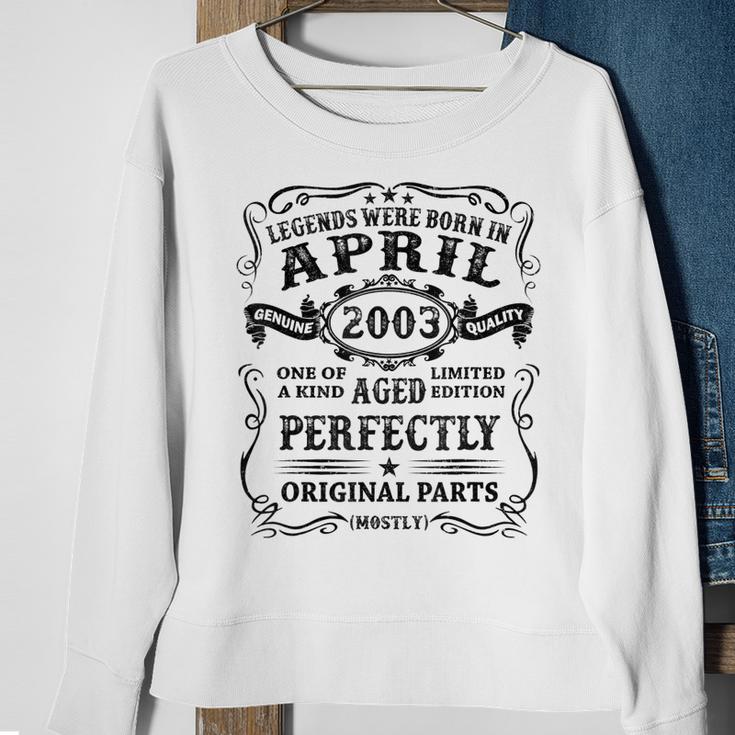 Legenden Wurden Im April 2003 Geschenk 20 Geburtstag Mann Sweatshirt Geschenke für alte Frauen