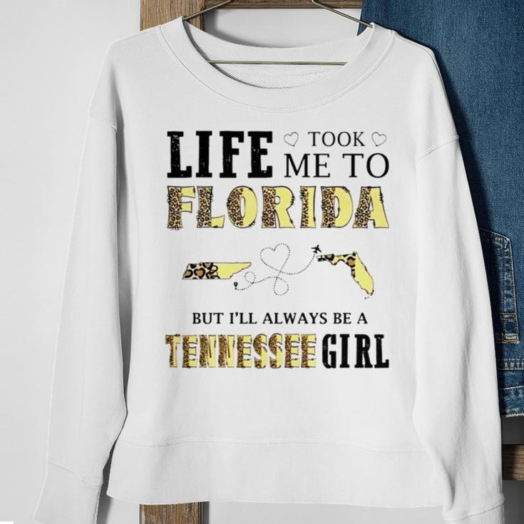 Life Took Me To Florida But I’Ll Always Be A Tennessee Girl Sweatshirt Gifts for Old Women