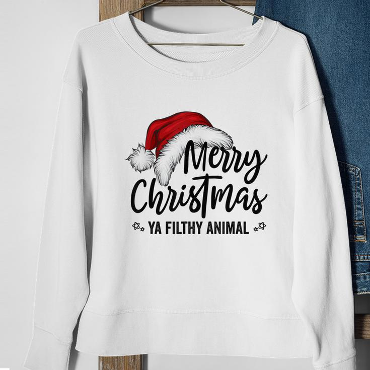 Merry Christmas Ya Filthy Animals Funny Christmas V2 Sweatshirt Gifts for Old Women