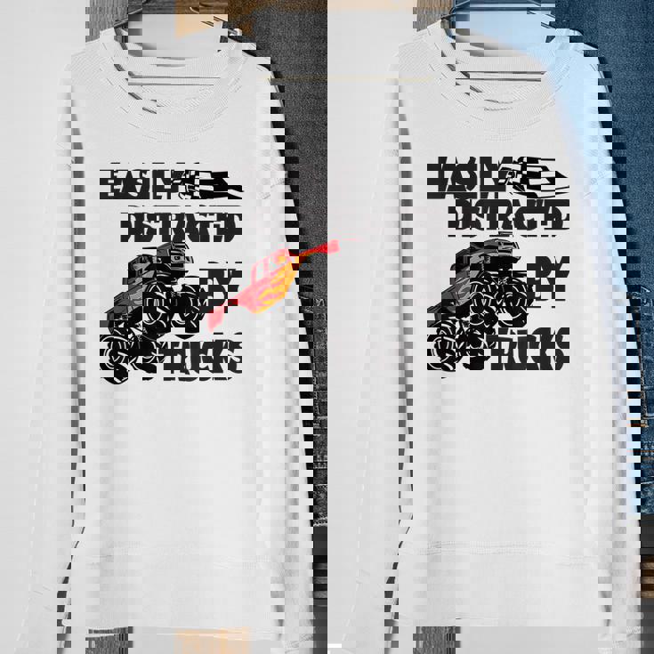 Monster Trucks Are My Jam Monster Trucks Sweatshirt Gifts for Old Women