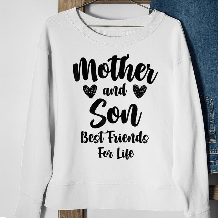 Mother And Son Best Friends For Life Mom Sweatshirt Gifts for Old Women