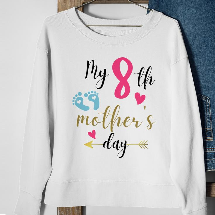 My Eighth Mothers Day Sweatshirt Gifts for Old Women