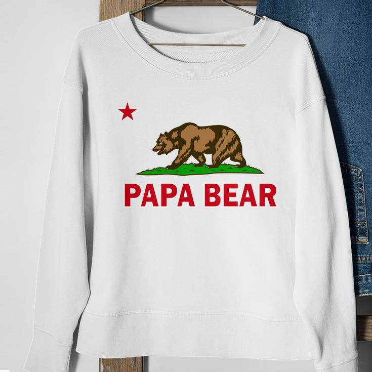Papa Bear California Republic Sweatshirt Gifts for Old Women