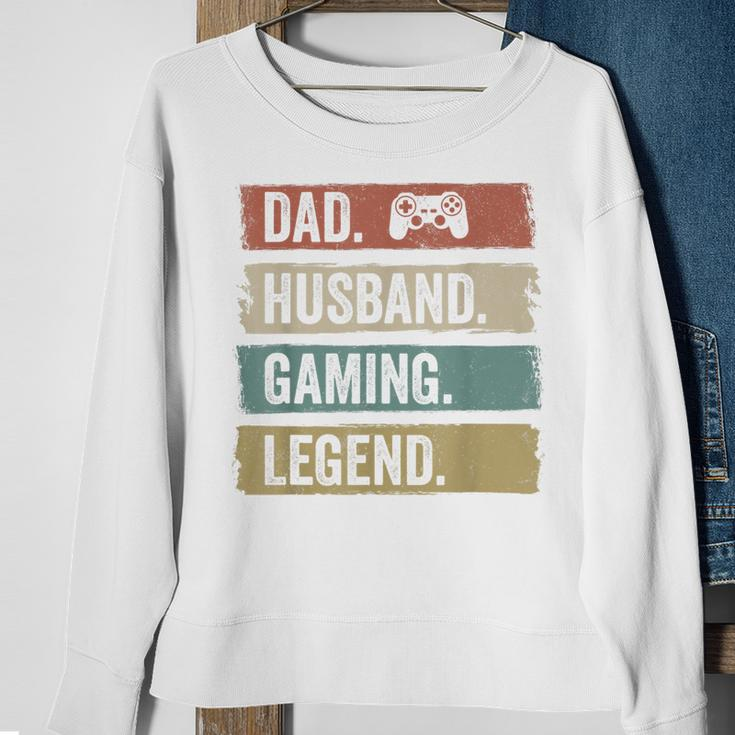 Papa Ehemann Gaming Legende Vintage Videospieler Papa Vater Sweatshirt Geschenke für alte Frauen