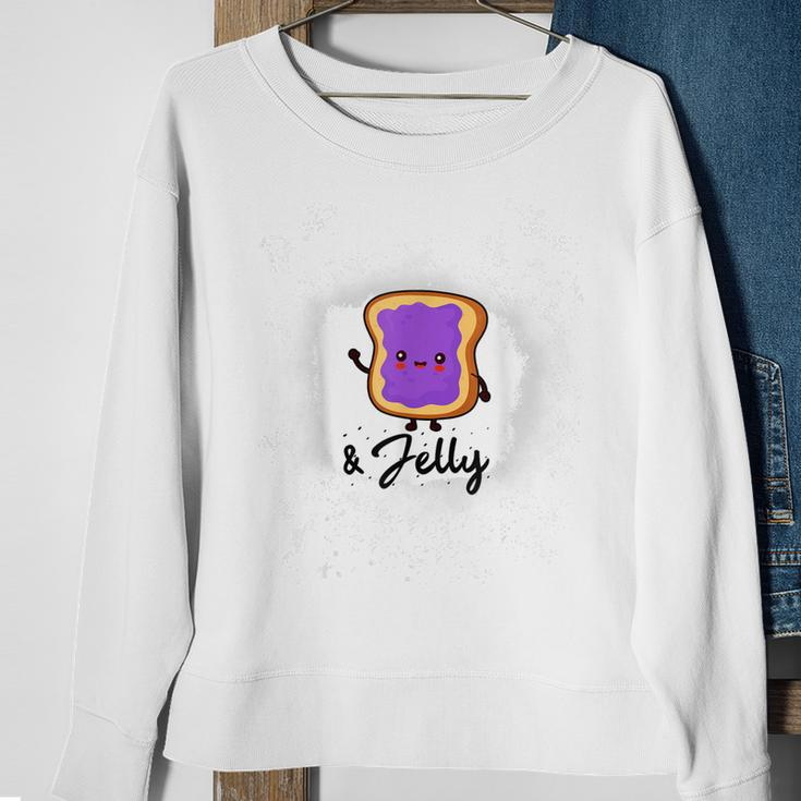 Peanut Butter And Jelly Costumes For Adults Funny Food Fancy Men Women Sweatshirt Graphic Print Unisex Gifts for Old Women