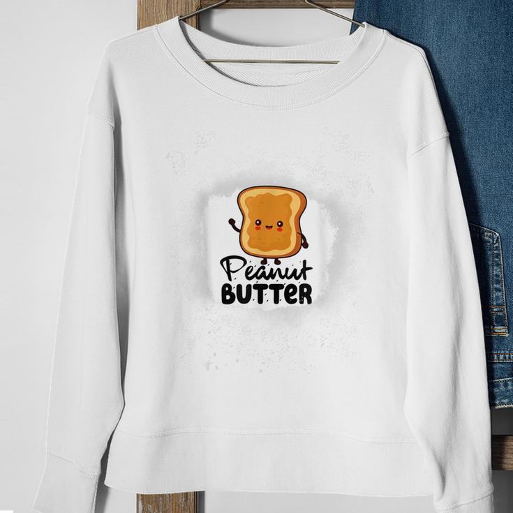 Peanut Butter And Jelly Costumes For Adults Funny Food Fancy V2 Men Women Sweatshirt Graphic Print Unisex Gifts for Old Women
