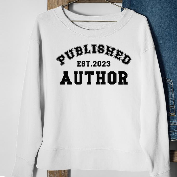 Published Author Est 2023 Writer To Be Future Authors Sweatshirt Gifts for Old Women