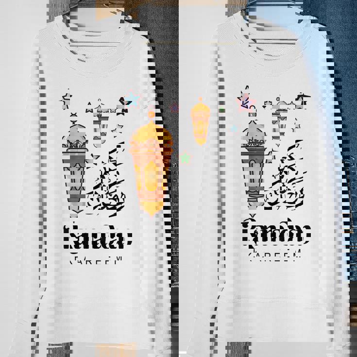 Ramadan Kareem Fasting For Muslim Islamic Gifts Idea Sweatshirt Gifts for Old Women