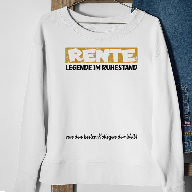 Rente Legende Im Ruhestand Kollegen Abschied Unterschreiben Sweatshirt Geschenke für alte Frauen