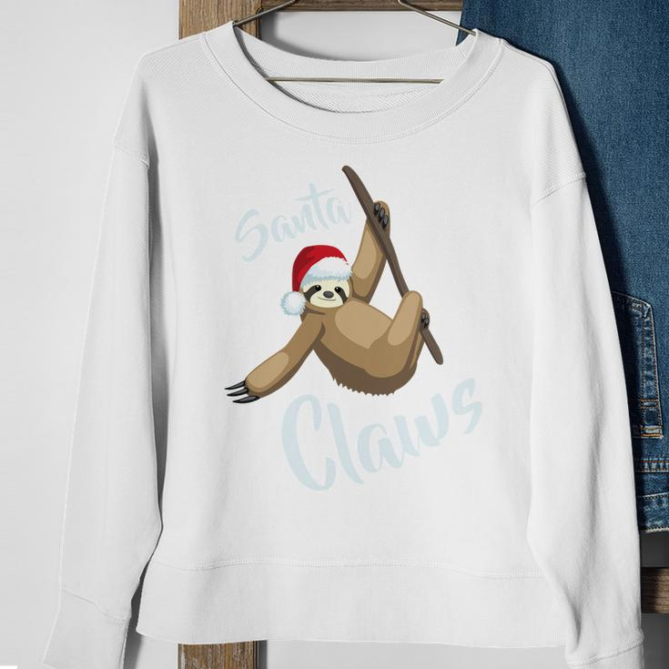Santa Claws Sloth Christmas V2 Sweatshirt Gifts for Old Women