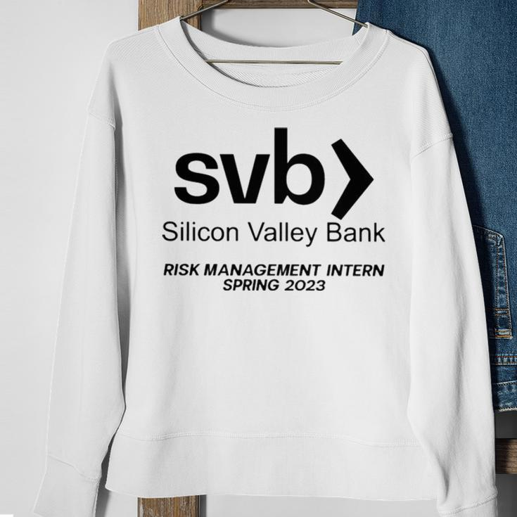 Svb Silicon Valley Bank Risk Management Intern Spring Sweatshirt Gifts for Old Women