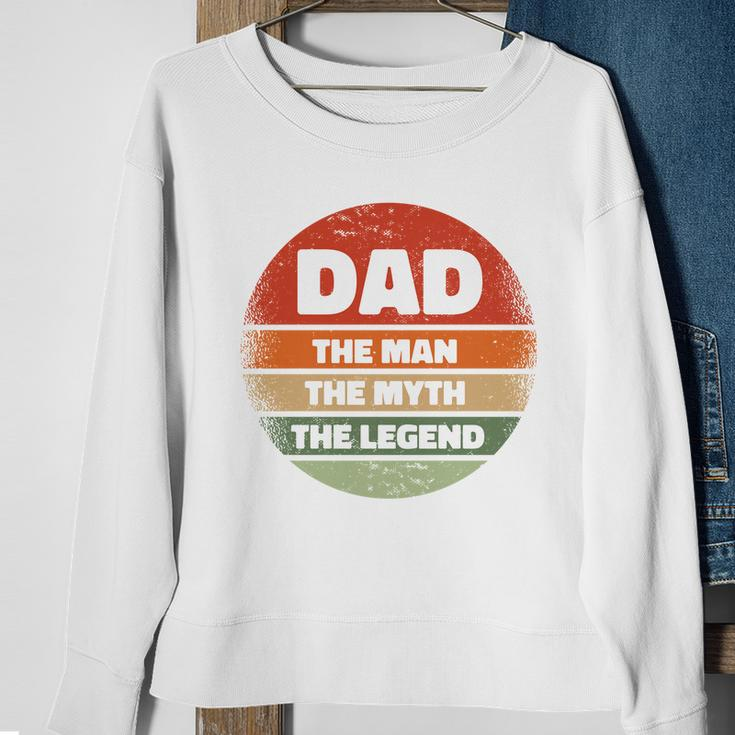 The Man The Myth The Legend Dad Retro Sweatshirt Gifts for Old Women