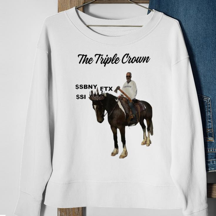 The Triple Crown Sbny Ftx Si Sweatshirt Gifts for Old Women