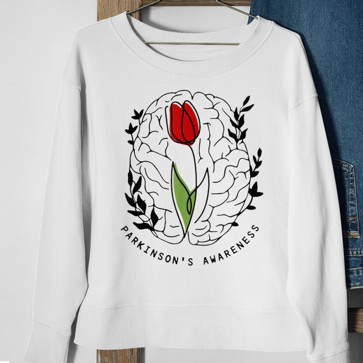Tulip Parkinsons Awareness Sweatshirt Gifts for Old Women