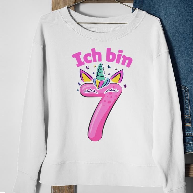 Unicorn 7. Geburtstag Sweatshirt für Mädchen, Zauberhaftes 7 Jahre Motiv Geschenke für alte Frauen