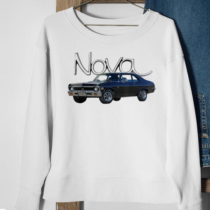 Vintage 1972 Chevys Nova Sweatshirt Gifts for Old Women