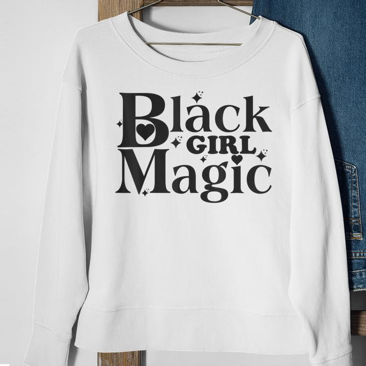 Vintage Afro Black Girl Magic Black History Retro Melanin Sweatshirt Gifts for Old Women