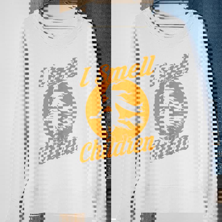 Womens I Smell Children Hocus Pocus Womens I Smell Children Men Women Sweatshirt Graphic Print Unisex Gifts for Old Women