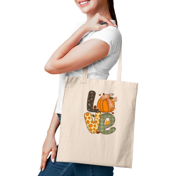 Fall Love Gift For Autumn Lovers Tote Bag