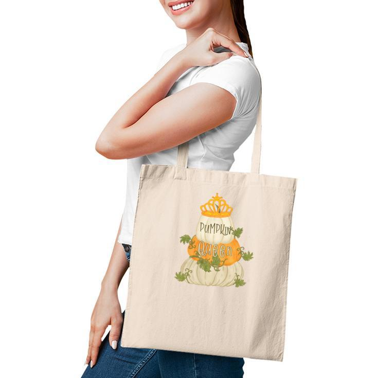 Fall Pumpkin Queen Funny Autumn Gifts Tote Bag