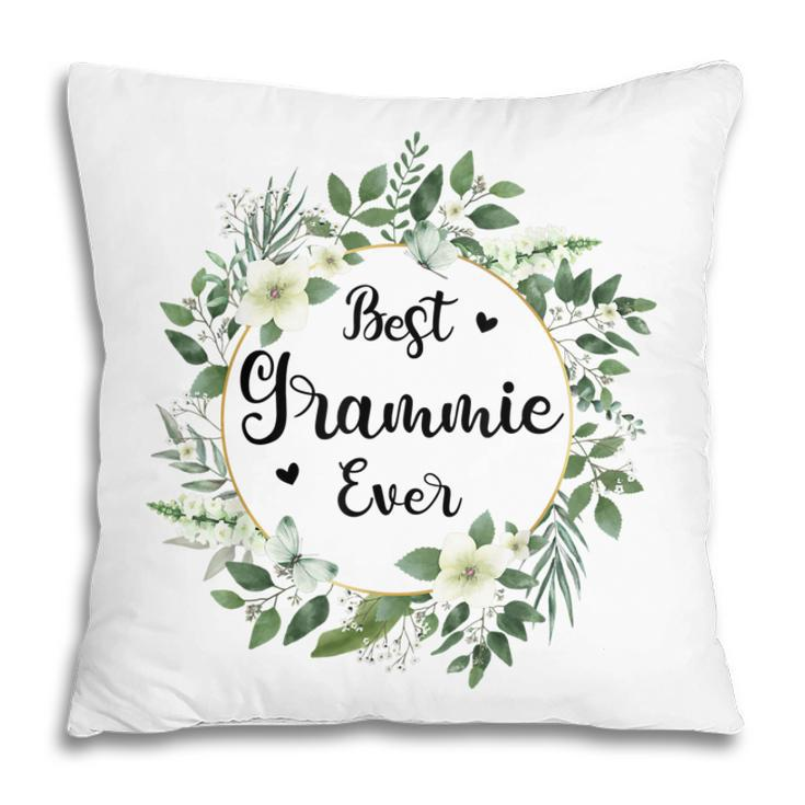 Best Grammie Ever Women Flower Decoration Grandma Pillow