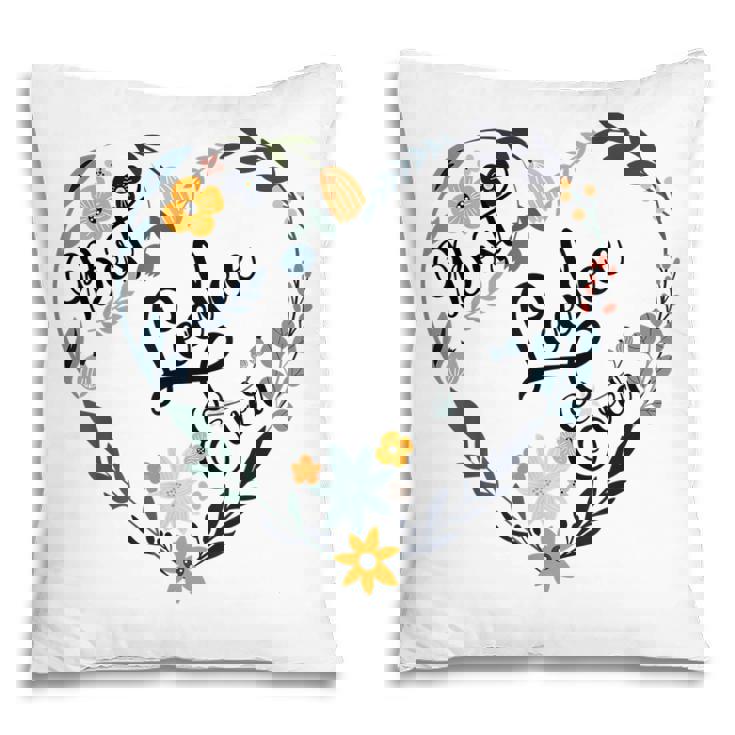 Best Leelee Ever Heart Flower Blessed Grandma Mothers Day Pillow
