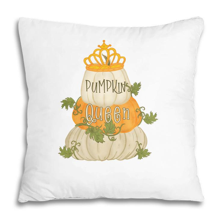 Fall Pumpkin Queen Funny Autumn Gifts Pillow