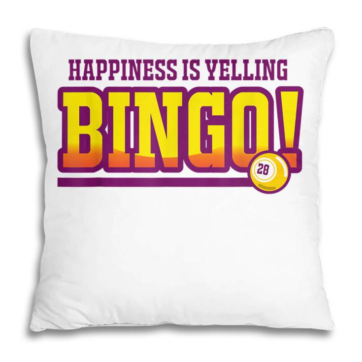 Funny Bingo Players Gift For Mom Grandma Pillow
