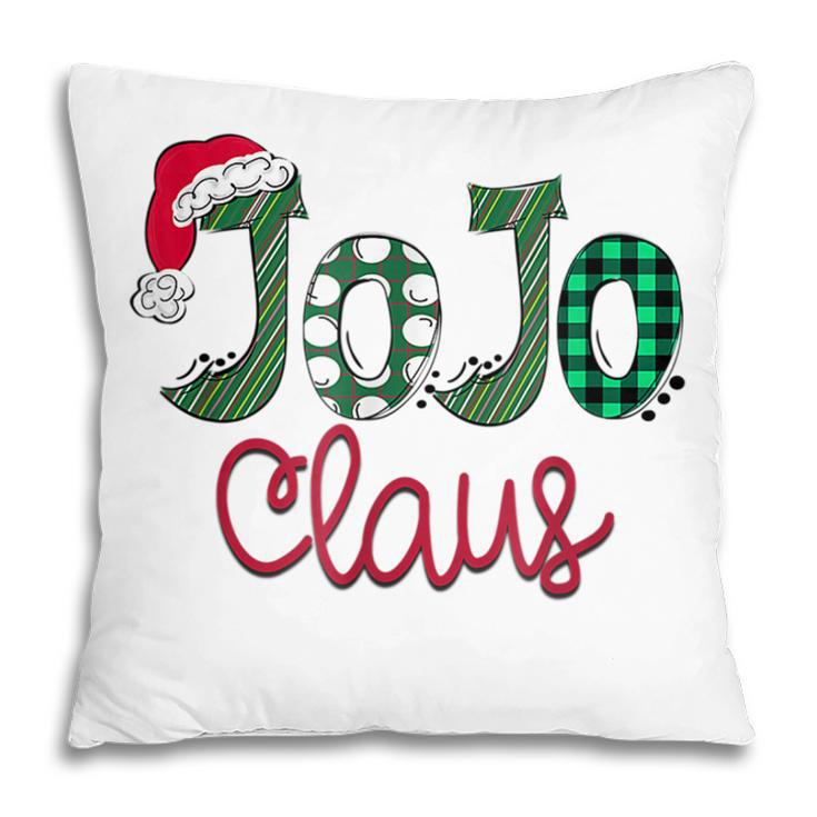 Jojo Claus Christmas Santa Claus Hat Grandma Pillow