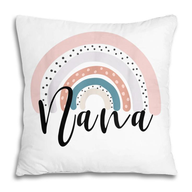 Nana Rainbow For Women Grandma Gift From Grandkids Pillow