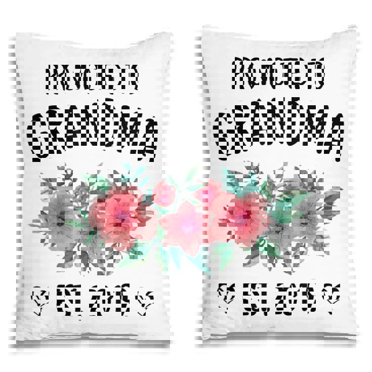 Promoted To Grandma Est 2019 Mothers Day New Grandma Pillow