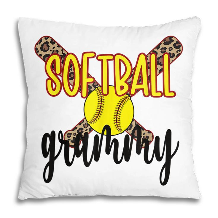 Softball Grammy Grandma Softball Player Grammy Pillow