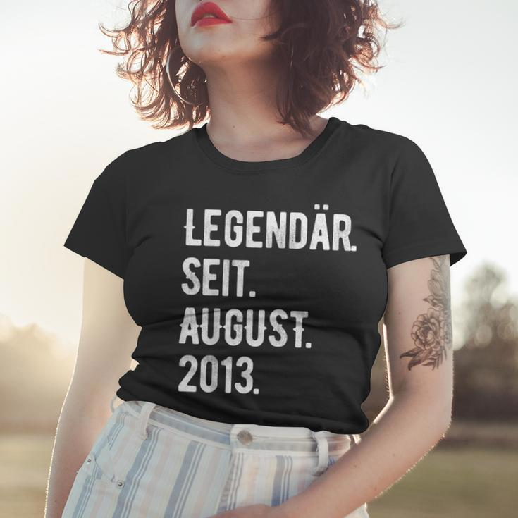 10 Geburtstag Geschenk 10 Jahre Legendär Seit August 2013 Frauen Tshirt Geschenke für Sie