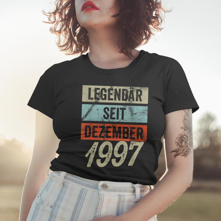 25 Geburtstag Mann 25 Jahre Legendär Seit Dezember 1997 Frauen Tshirt Geschenke für Sie