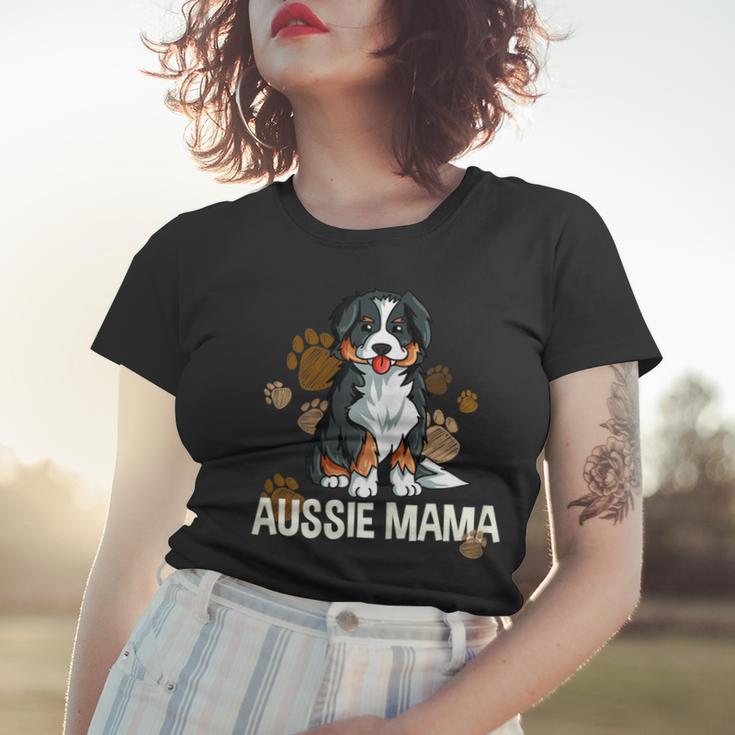 Australian Shepherd Mama Mutter Hund Spruch Fun Aussie Frauen Tshirt Geschenke für Sie