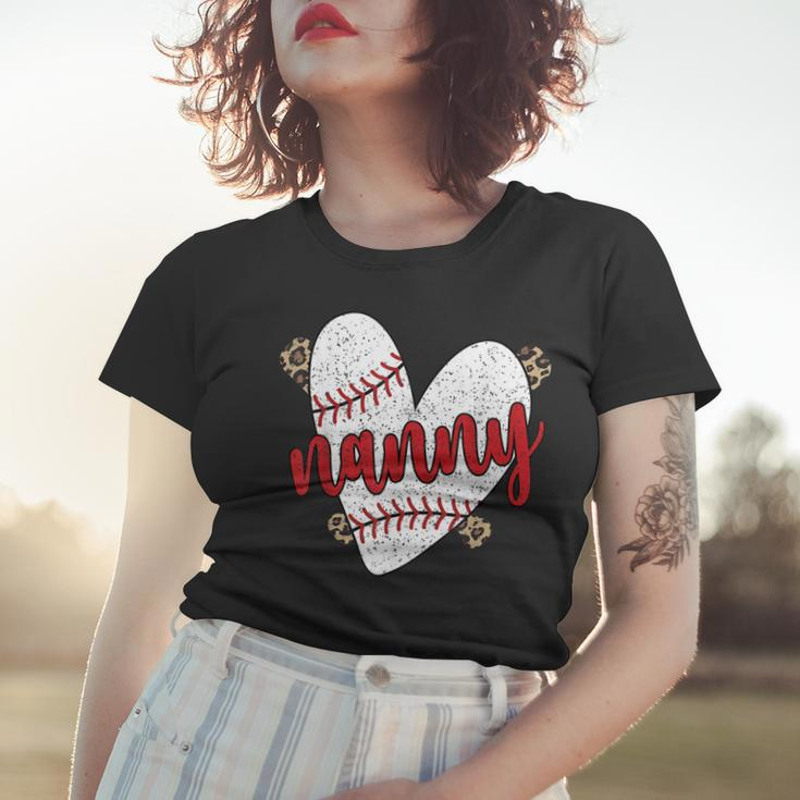Baseball Nanny Proud Baseball Player Nanny Women T-shirt Gifts for Her