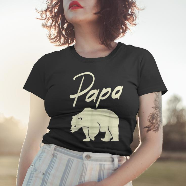 Bester Papa Cooler Vater Bär Frauen Tshirt, Ideales Geschenk zum Vatertag Geschenke für Sie