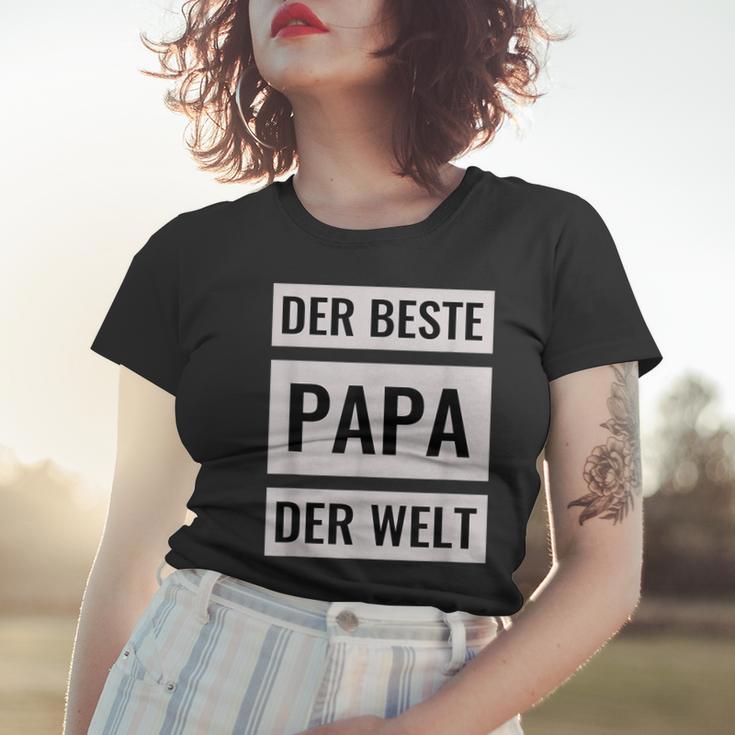 Bester Papa Der Welt Frauen Tshirt, Geschenkidee zum Vatertag Geschenke für Sie