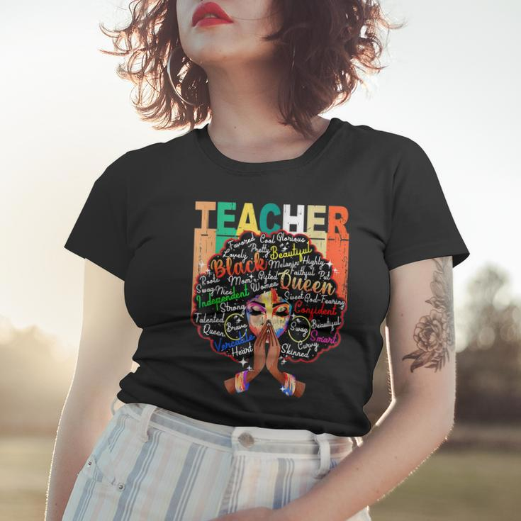 Black Teacher Educator Magic Africa Proud History Men Women V3 Women T-shirt Gifts for Her