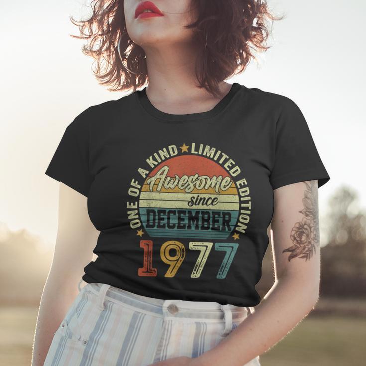 Dezember 1977 Lustige Geschenke 45 Geburtstag Mann Frau Frauen Tshirt Geschenke für Sie