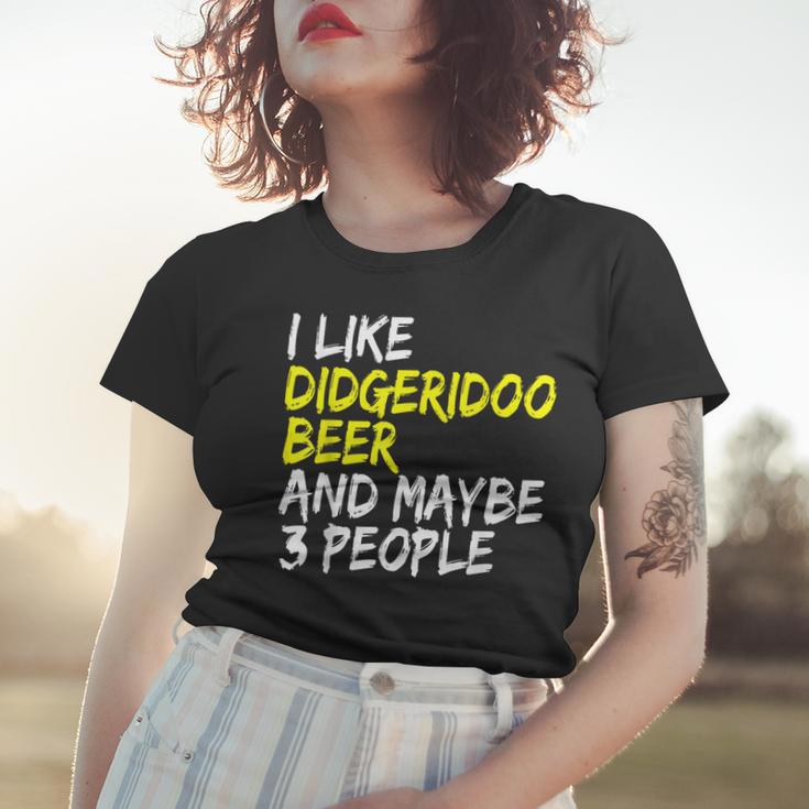 Didgeridoo Spruch Australien I Like Beer Didgeridoo Frauen Tshirt Geschenke für Sie