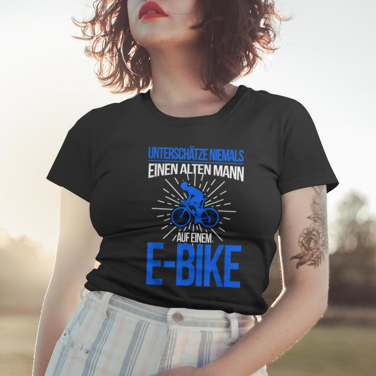 E-Bike Herren Spruch Elektrofahrrad Mann Fahrrad Frauen Tshirt Geschenke für Sie