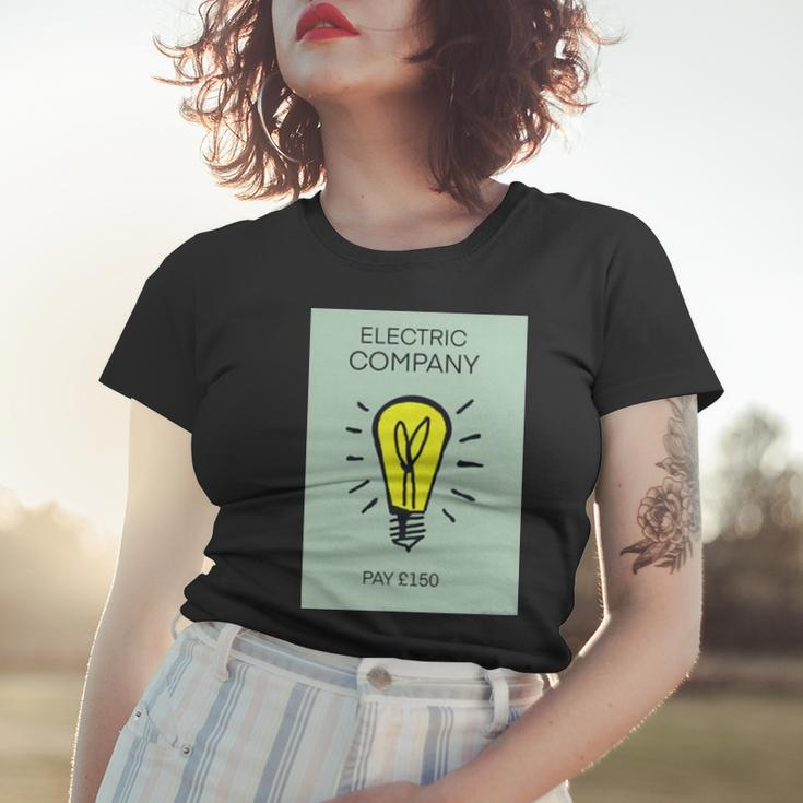 Electric Company Monopoly Women T-shirt Gifts for Her