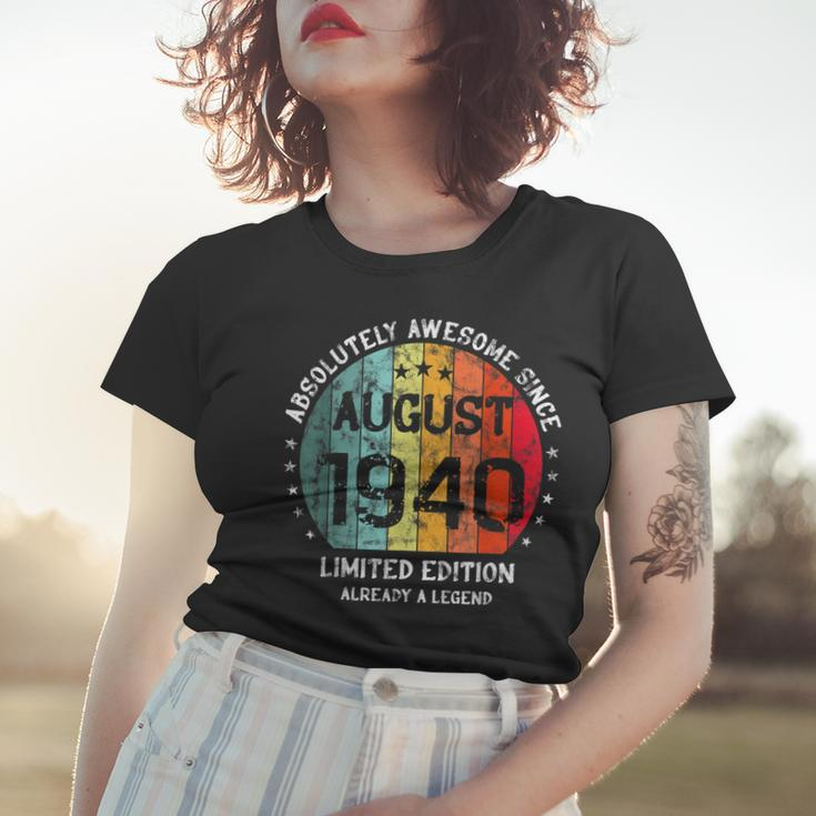 Fantastisch Seit August 1940 Männer Frauen Geburtstag Frauen Tshirt Geschenke für Sie