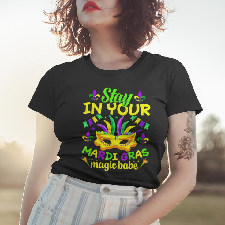 Fat Tuesdays Stay In Your Mardi Gras Magic Babe New Orleans V2 Women T-shirt Gifts for Her