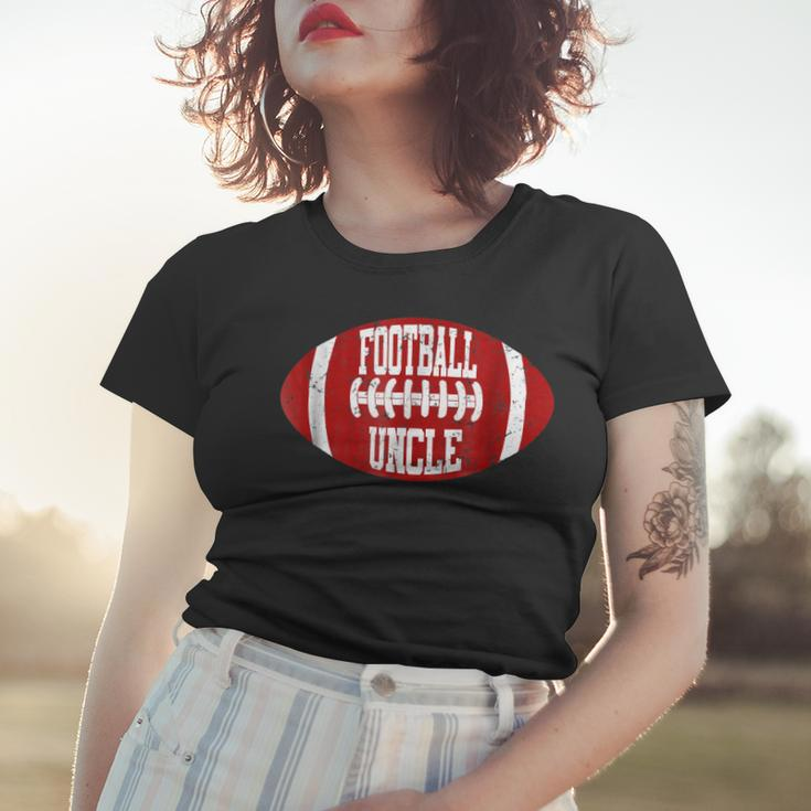 Football Uncle Support Watching Play Game Gift Women T-shirt Gifts for Her