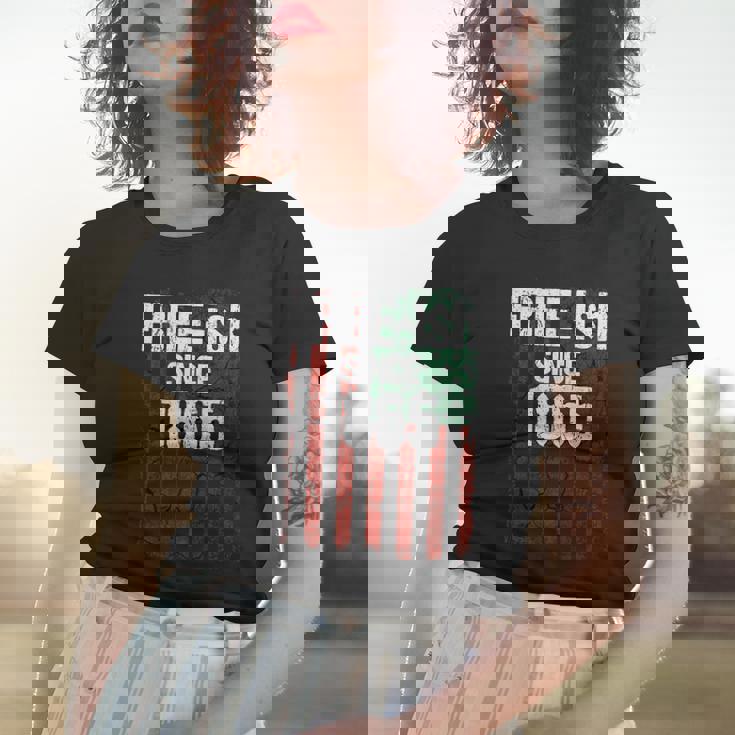 Free-Ish Since 1865 Juneteenth Day Flag Black Pride Tshirt Women T-shirt Gifts for Her