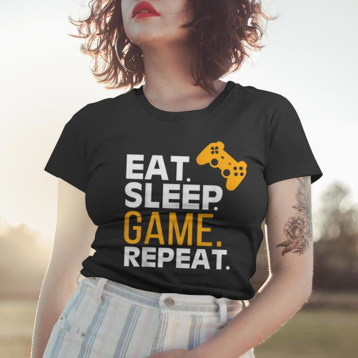 Gaming Zocken Konsole Ps5 Geburtstag Gamer Geschenk V2 Frauen Tshirt Geschenke für Sie